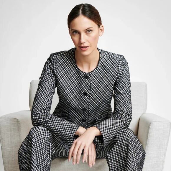 Spanx Ponte Lady Jacket Jacquard Size Small - Picture 1 of 7